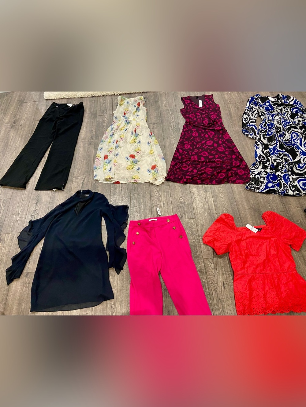 Lot of 14 Mix Cloths Size 0 NWT Dress, Pants, Shirts Ann Taylor J. Crew short